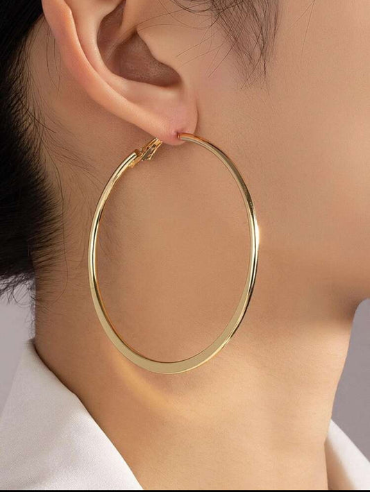 Gold hoop Earrings