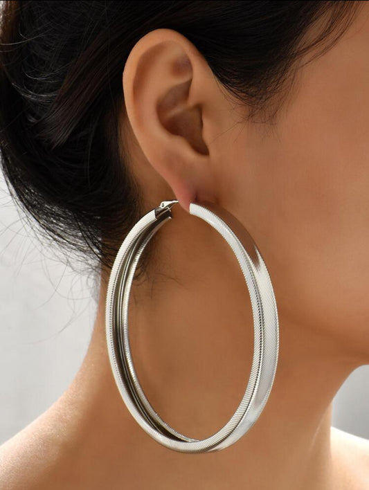 Silver Hoop