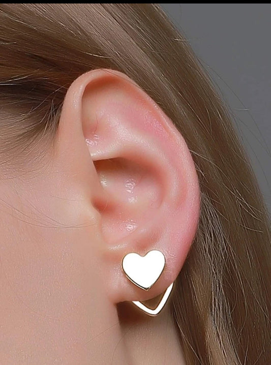Silver Heart Earring