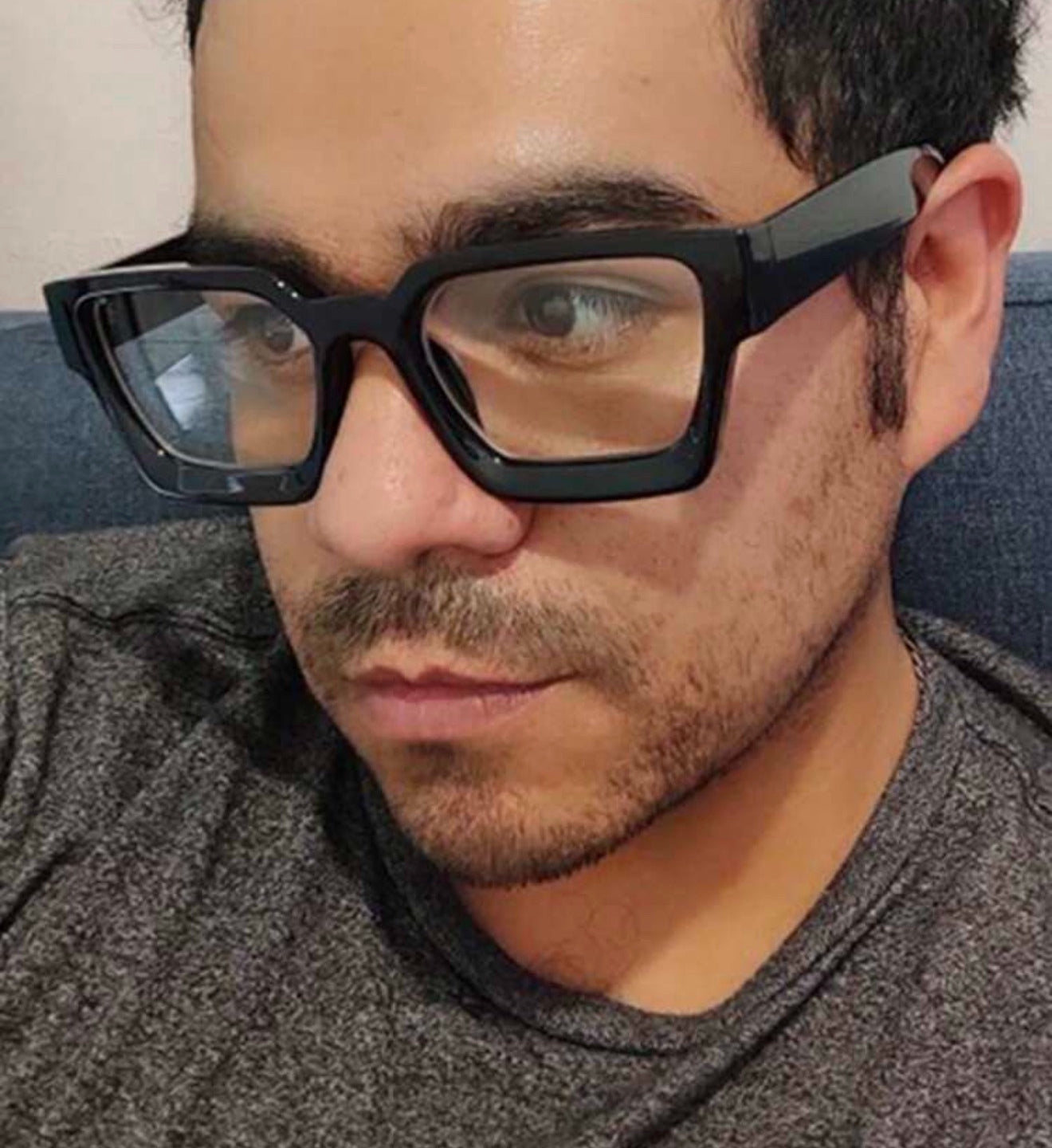 Blue Lens Frames ( Black Male)