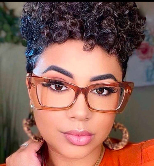Blue Lens Glasses (Champayne)