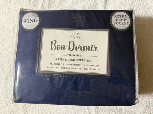 King Sheet Set, 4PCS , Deep Pokets
